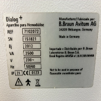 Bbraun Dialog+ Evo - Dialysis image 3